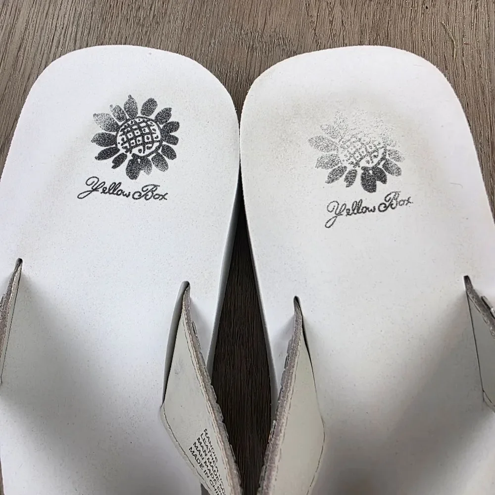 Yellow Box Randie Flip Flop Sandals Size 10